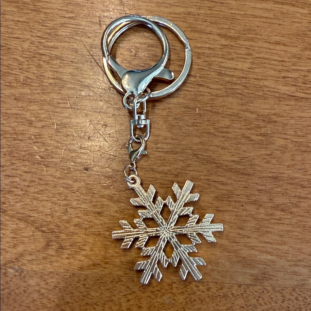 Christmas rhinestone, snowflake bag, charm - Picture 4 of 4